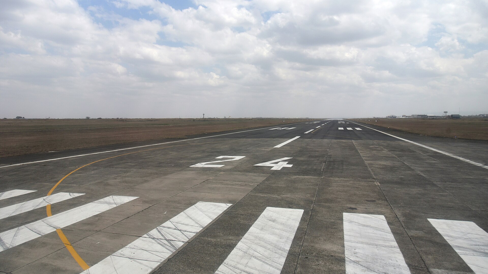 Runway 24 of Jomo Kenyatta International Airport, Nairobi, 2025