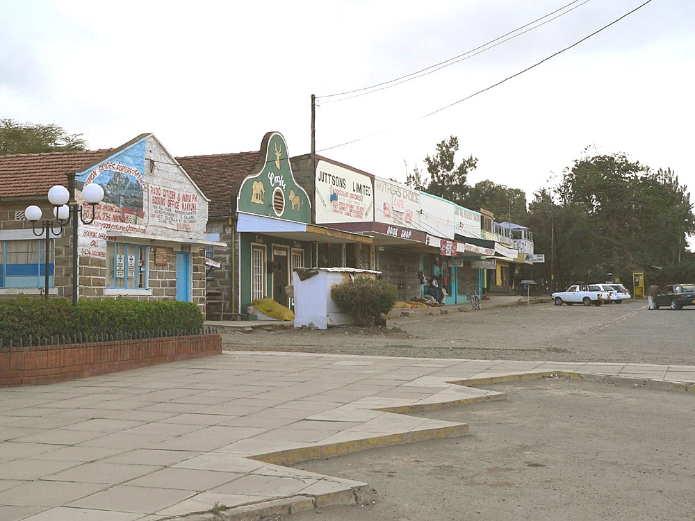 Nanyuki town, on the slopes of Mount Kenya